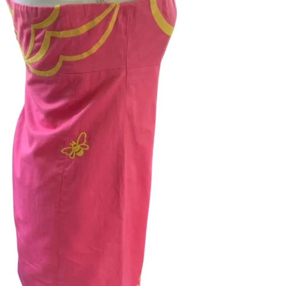 Lilly Pulitzer Bowen Embroidered Dress, Hotty Pink